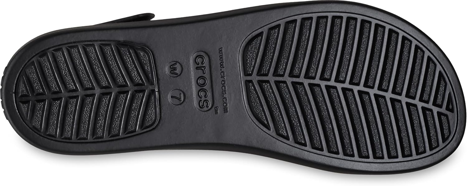 image:imageCrocs Womens Brooklyn 4U Low Wedges Platform Wedge Sandals for WomenBlack