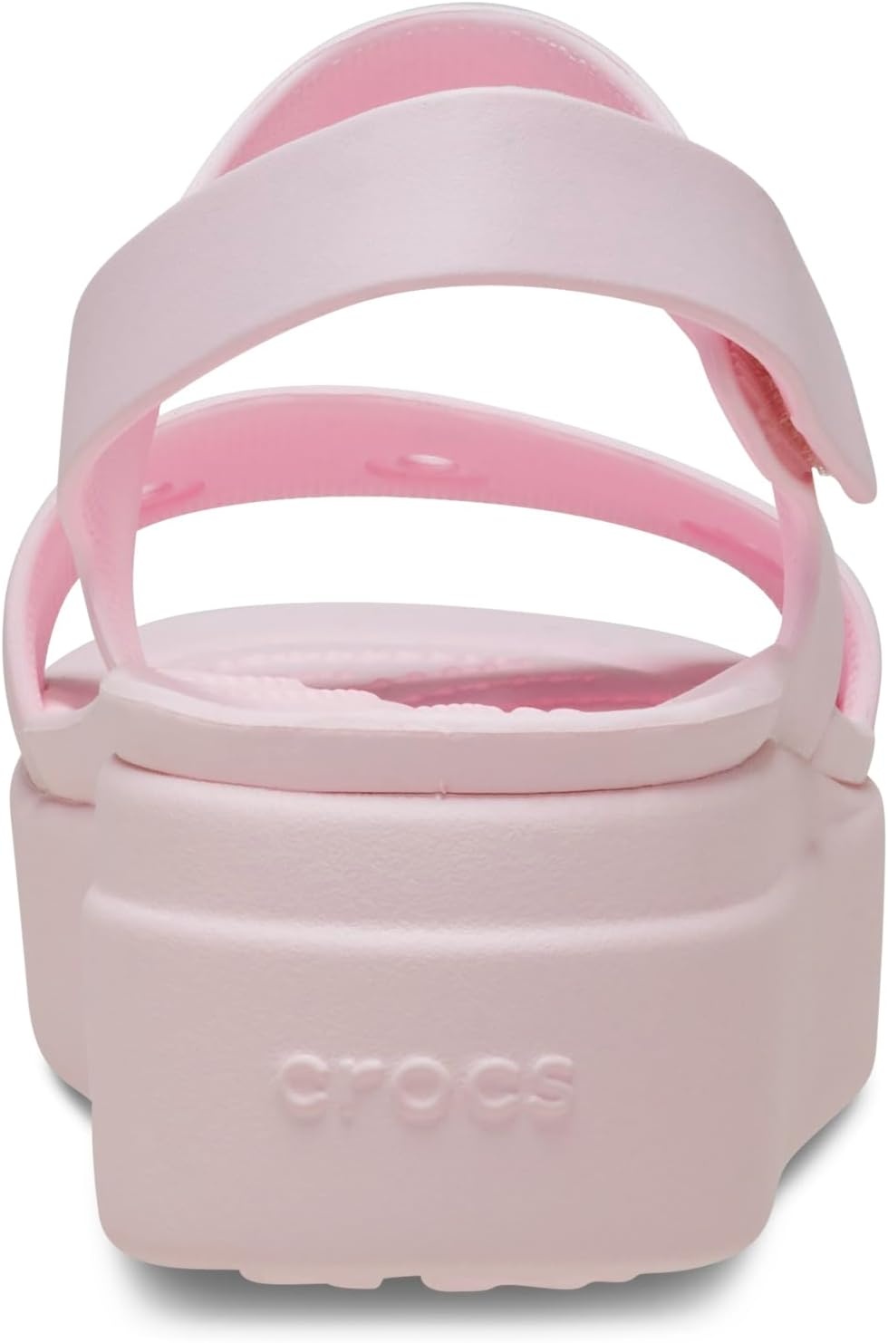 image:imageCrocs Womens Brooklyn 4U Low Wedges Platform Wedge Sandals for WomenPink Milk