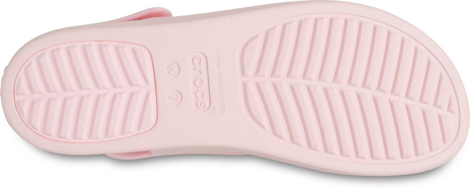 image:imageCrocs Womens Brooklyn 4U Low Wedges Platform Wedge Sandals for WomenPink Milk
