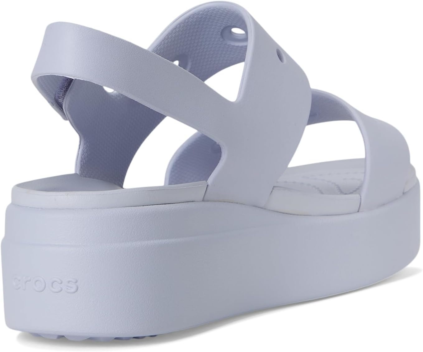 image:imageCrocs Womens Brooklyn 4U Low Wedges Platform Wedge Sandals for WomenPurple Moon
