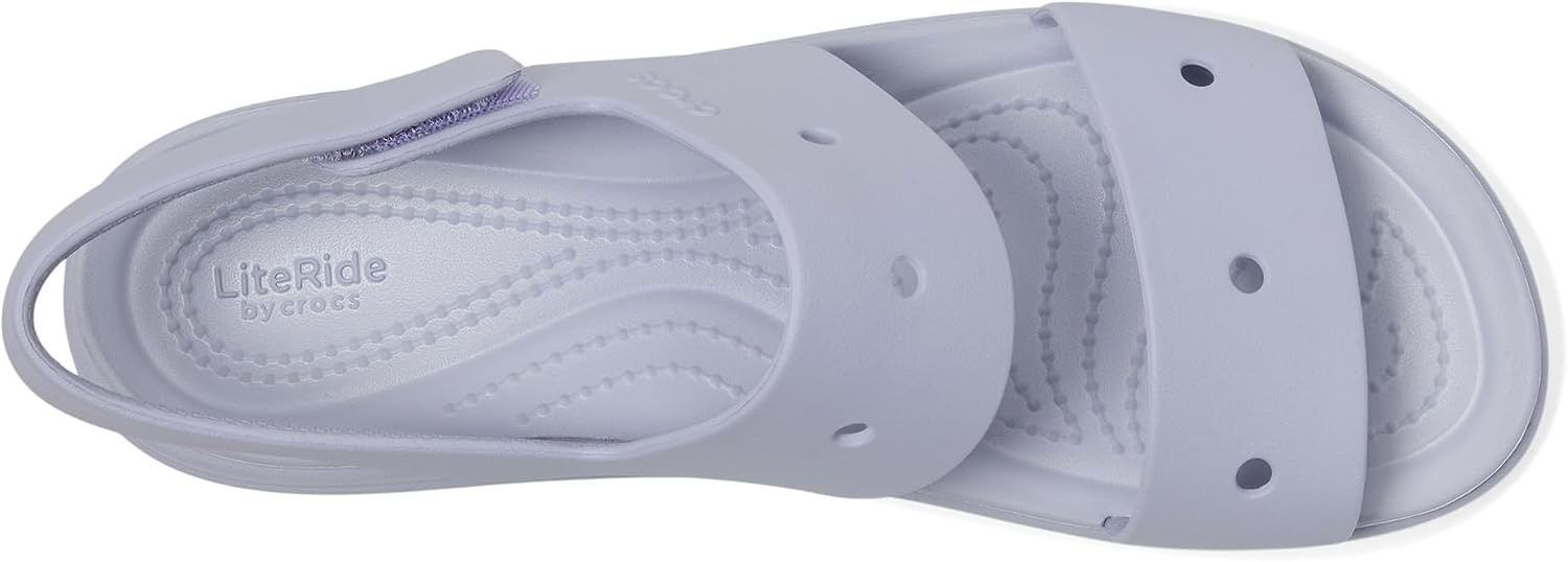 image:imageCrocs Womens Brooklyn 4U Low Wedges Platform Wedge Sandals for WomenPurple Moon