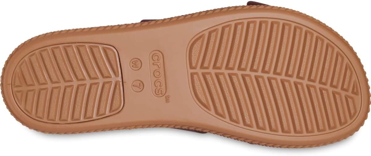 image:imageCrocs Womens Brooklyn Buckle Low WedgesDark Clay