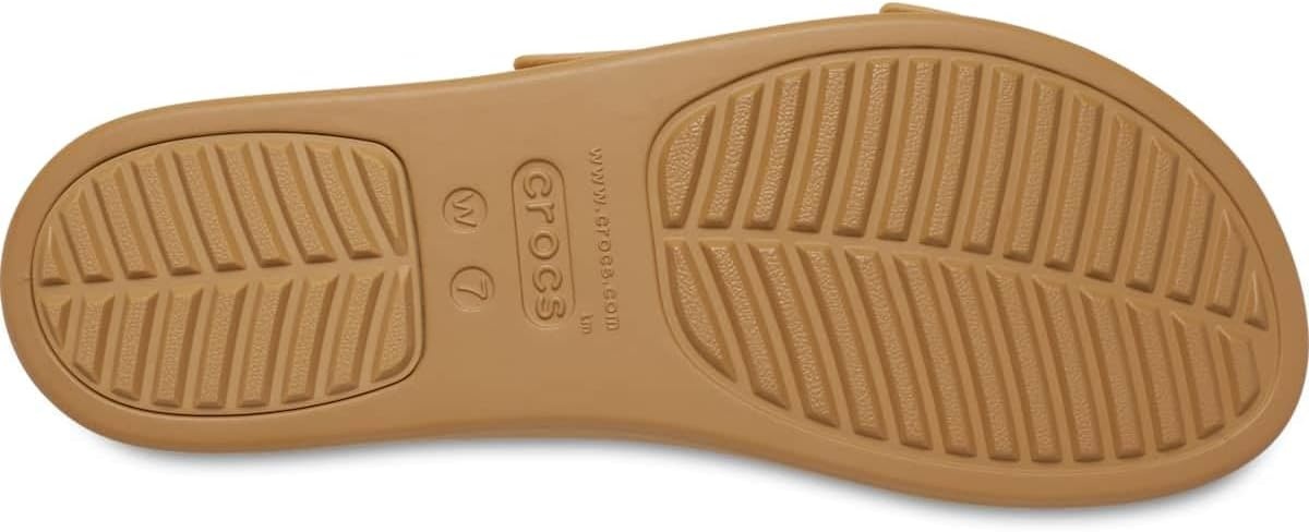 image:imageCrocs Womens Brooklyn Buckle Low WedgesUmber