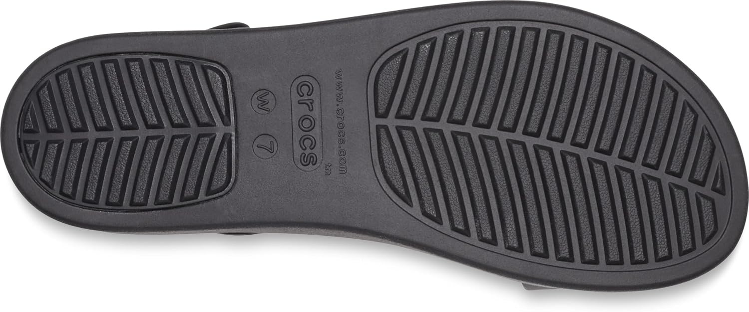 image:imageCrocs Womens Brooklyn Low Wedge SandalsBlackBlack