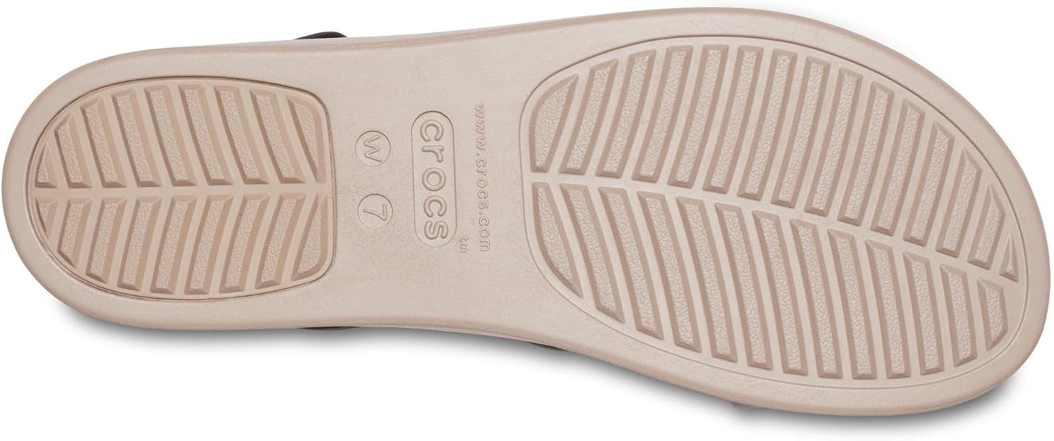 image:imageCrocs Womens Brooklyn Low Wedge SandalsBlackMushroom