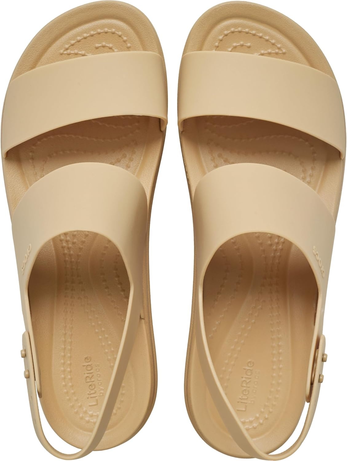 image:imageCrocs Womens Brooklyn Low Wedge SandalsCashewCashew