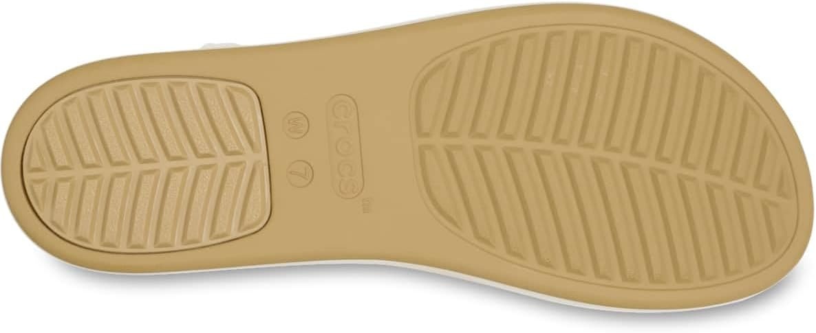 image:imageCrocs Womens Brooklyn Low Wedge SandalsChalkTan