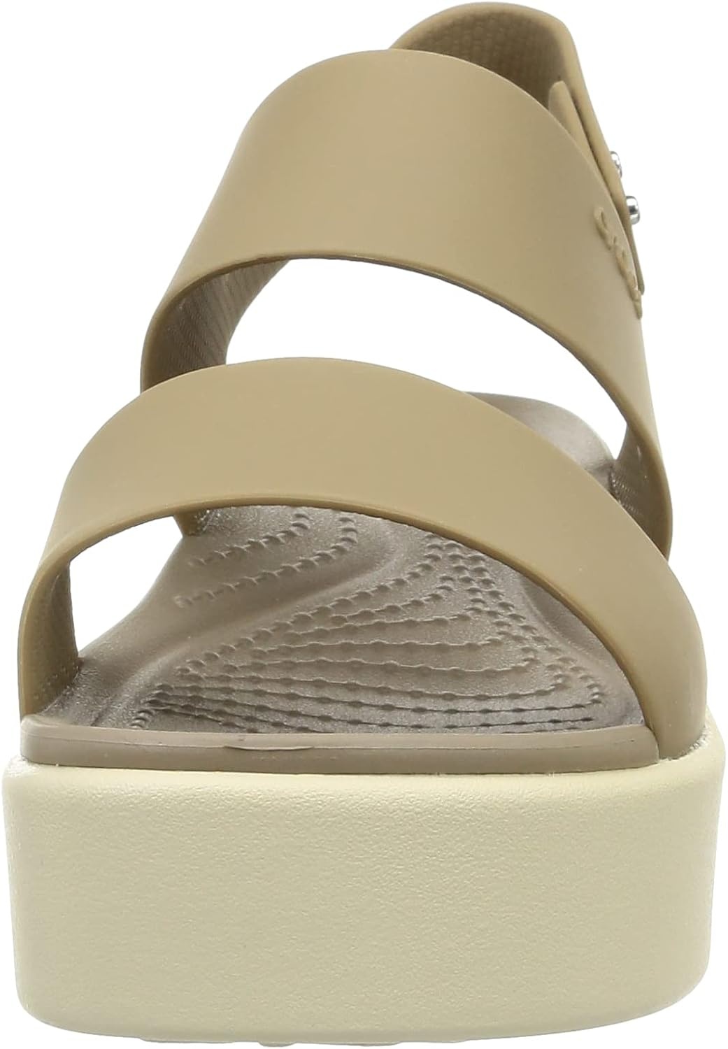 image:imageCrocs Womens Brooklyn Low Wedge SandalsKhaki Bone