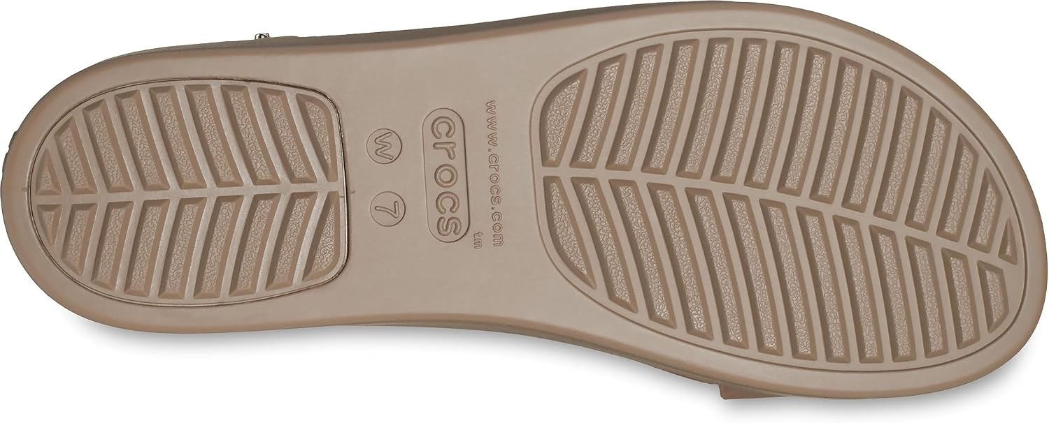 image:imageCrocs Womens Brooklyn Low Wedge SandalsLatteMushroom