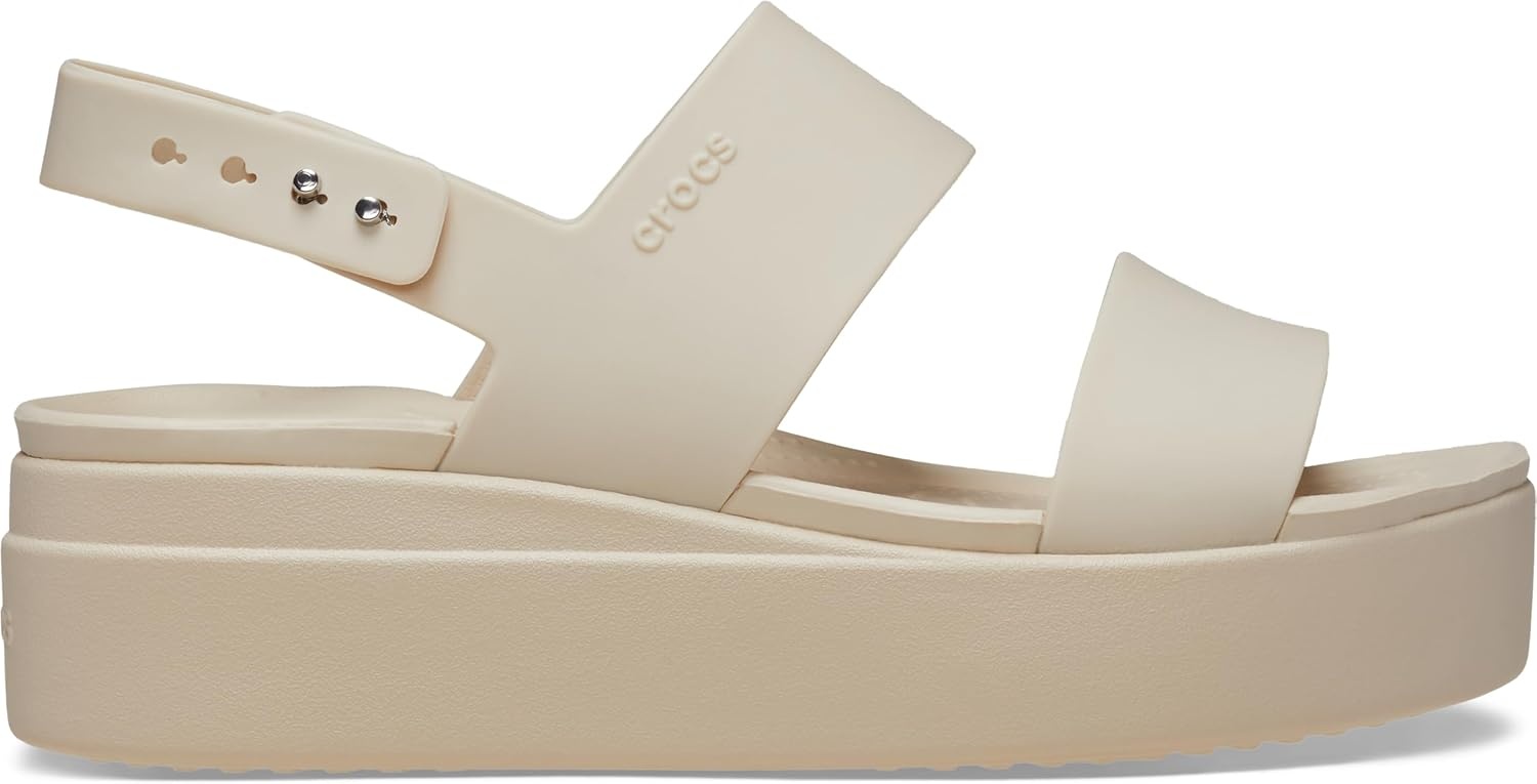 image:imageCrocs Womens Brooklyn Low Wedge SandalsSandstone