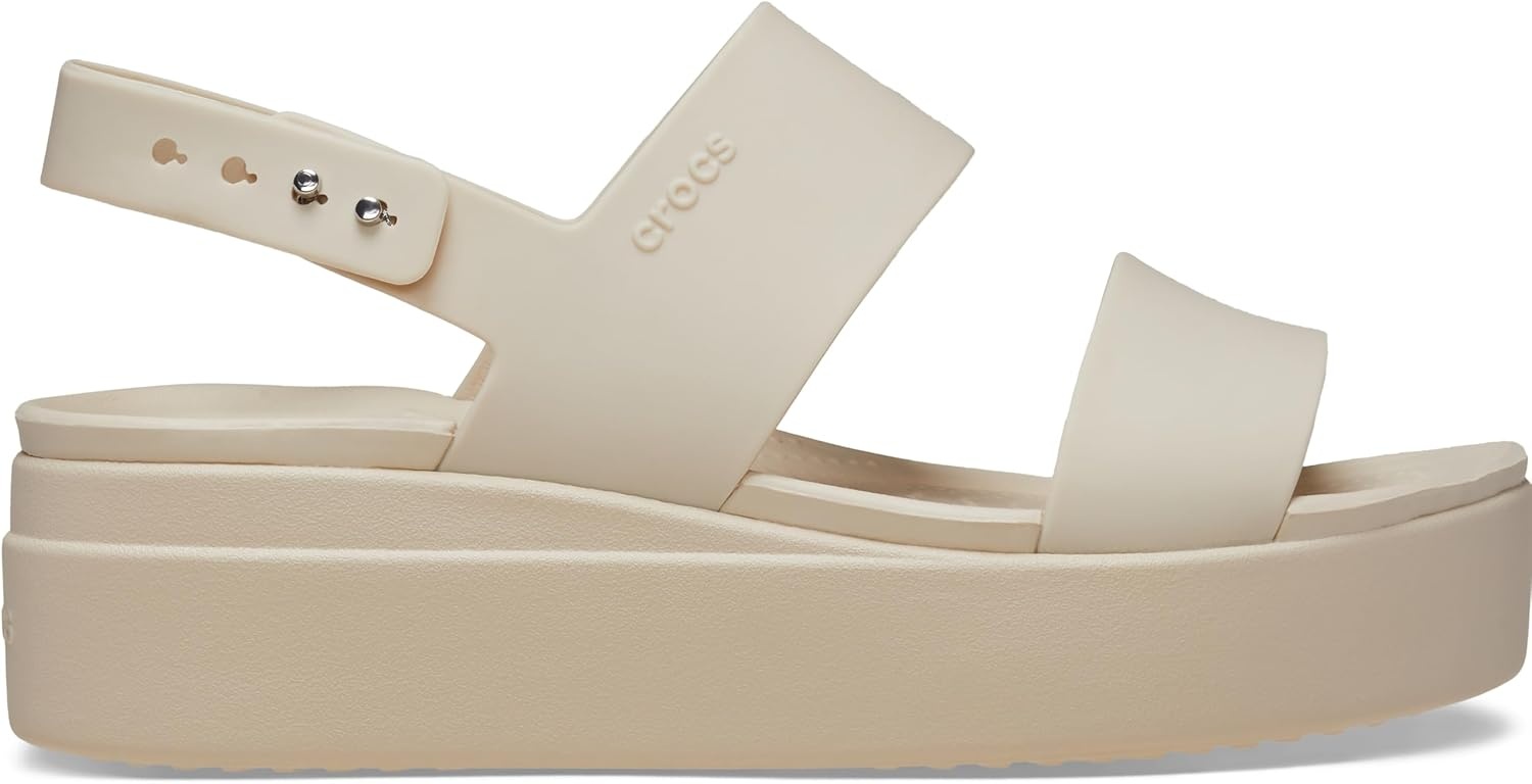 image:imageCrocs Womens Brooklyn Low Wedge SandalsSandstone