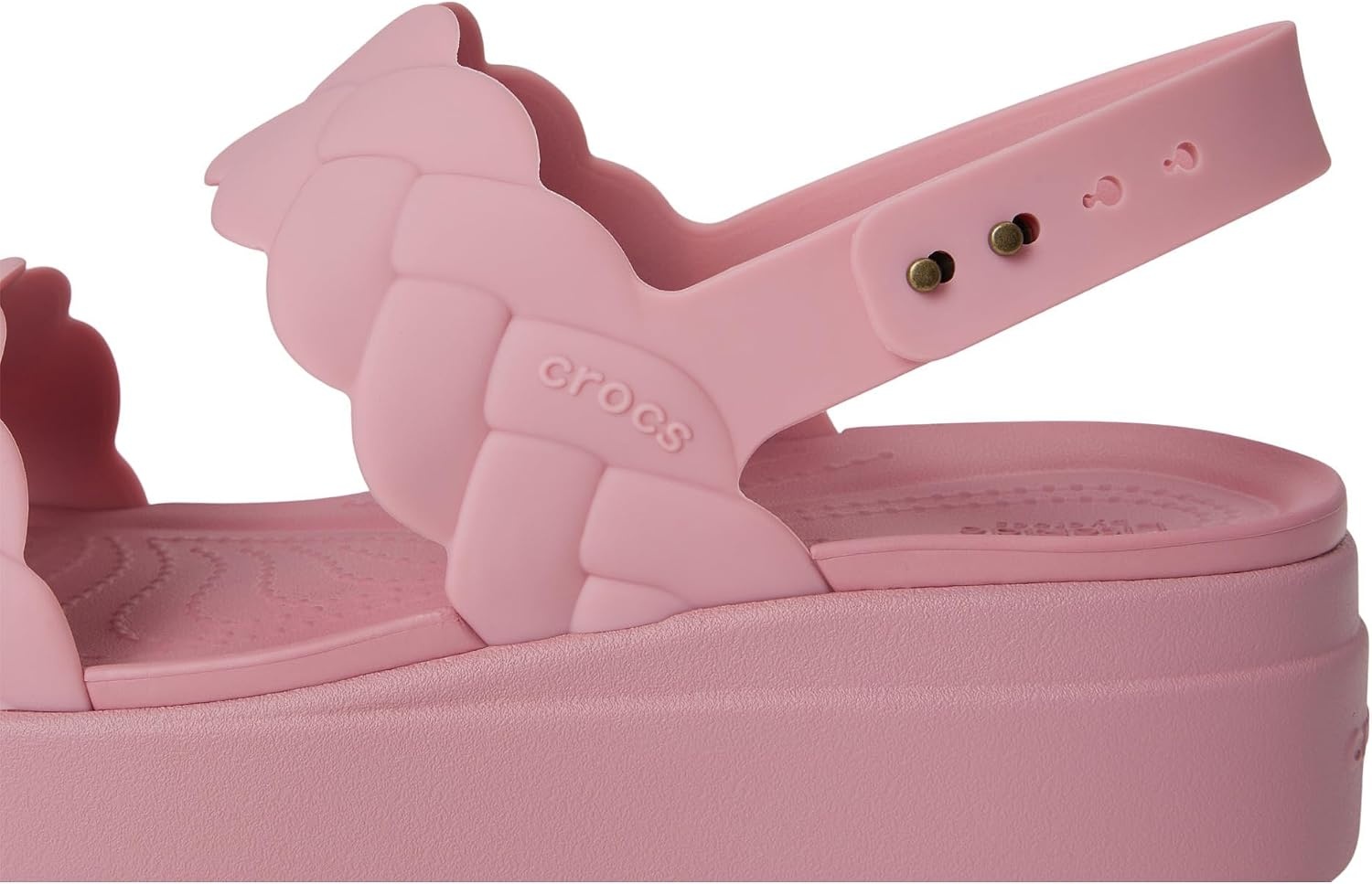image:imageCrocs Womens Brooklyn Woven Low Wedge SandalsRosett Woven