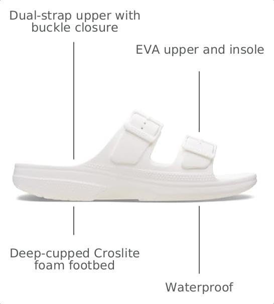 image:imageCrocs Womens Classic Saturday SandalsWhite