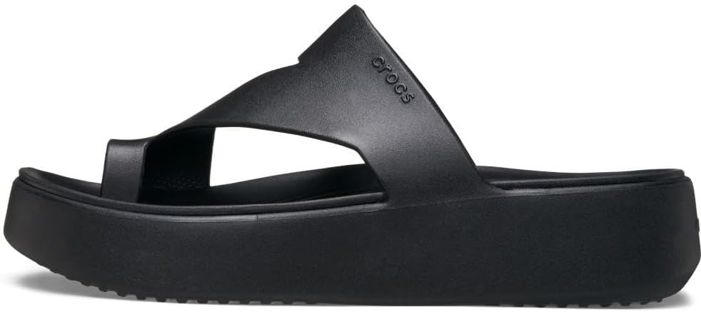 image:imageCrocs Womens Getaway Toe Loop Platform SandalsBlack