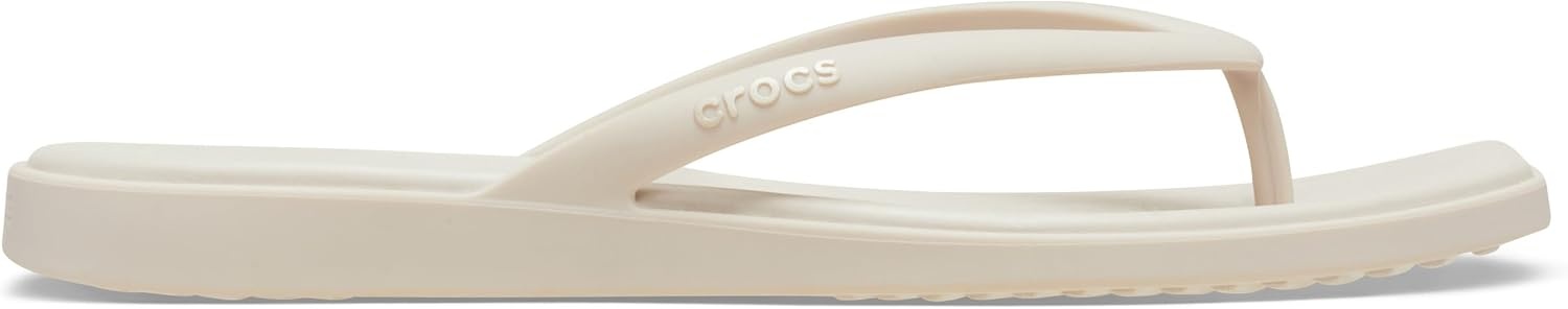 image:imageCrocs Womens Miami Flip Flops Square Toe Flat 360 Degree Comfort Croslite Foam FootbedCocoa Crme