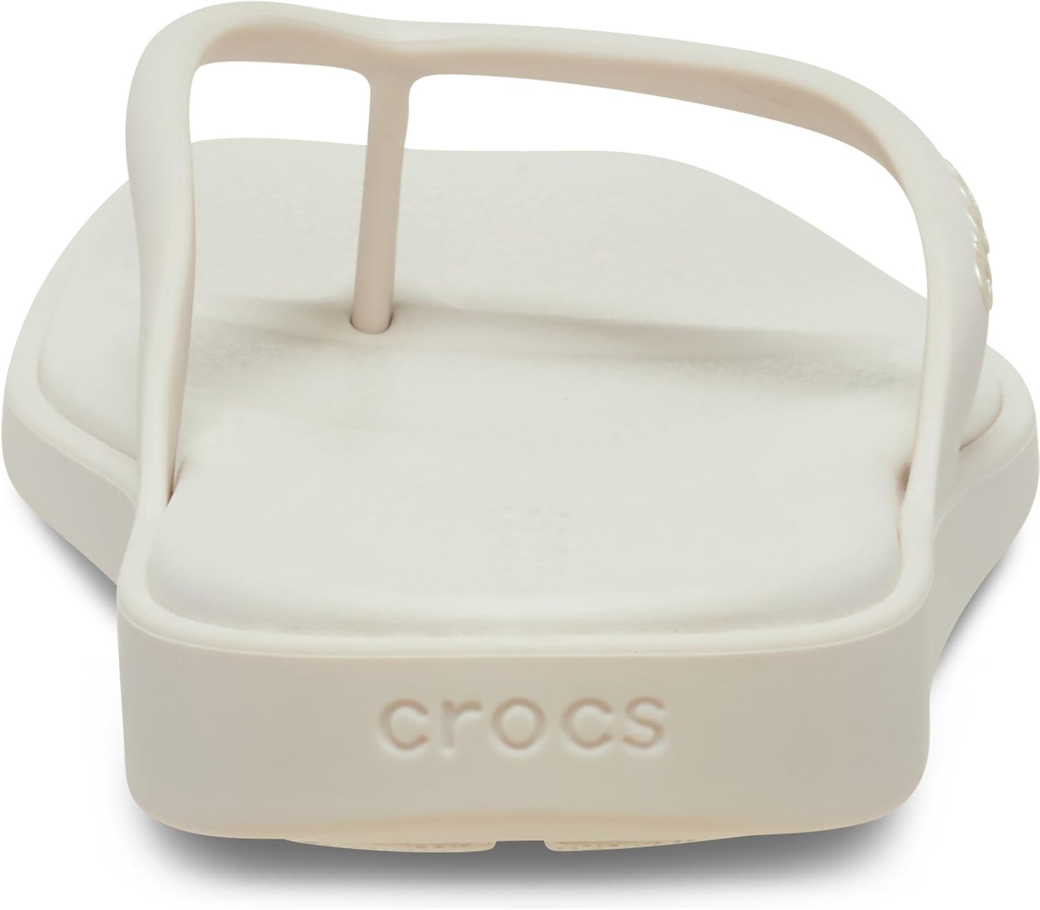 image:imageCrocs Womens Miami Flip Flops Square Toe Flat 360 Degree Comfort Croslite Foam FootbedCocoa Crme