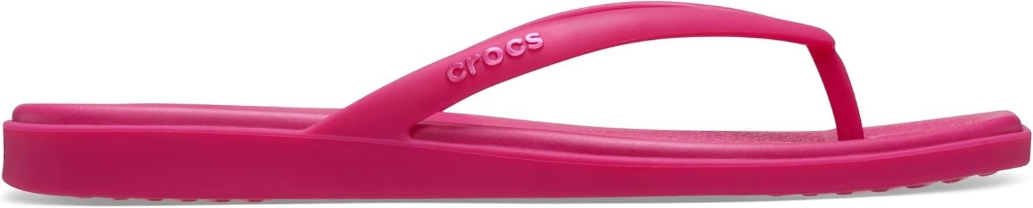 image:imageCrocs Womens Miami Flip Flops Square Toe Flat 360 Degree Comfort Croslite Foam FootbedDragon Fruit