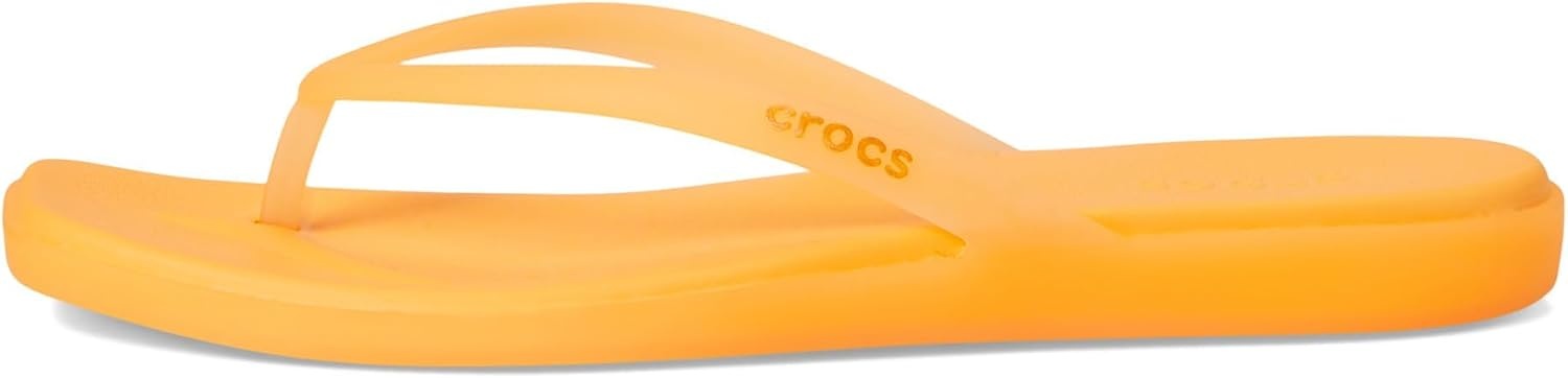 image:imageCrocs Womens Miami Flip Flops Square Toe Flat 360 Degree Comfort Croslite Foam FootbedOrangesicle
