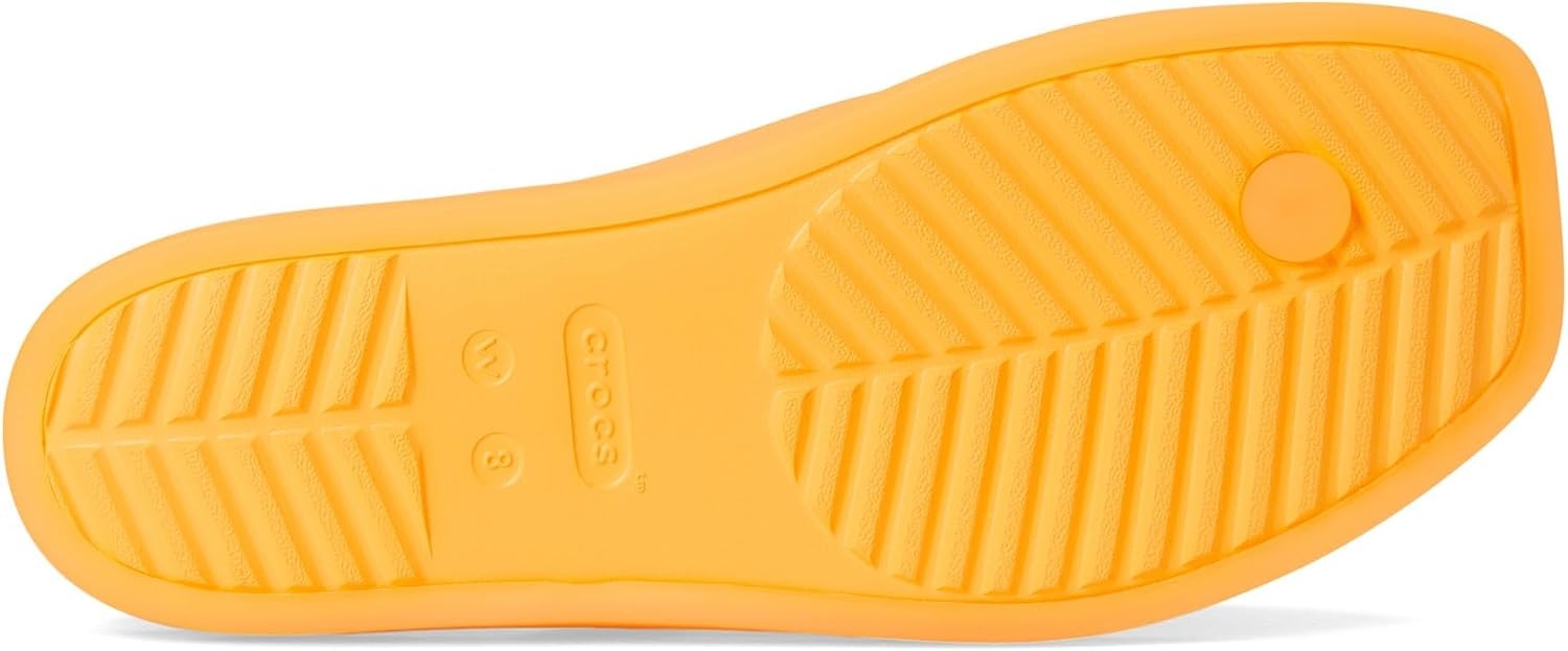 image:imageCrocs Womens Miami Flip Flops Square Toe Flat 360 Degree Comfort Croslite Foam FootbedOrangesicle