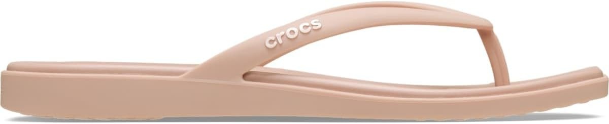 image:imageCrocs Womens Miami Flip Flops Square Toe Flat 360 Degree Comfort Croslite Foam FootbedPink Caramel