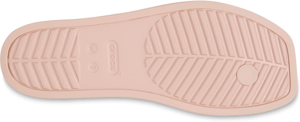 image:imageCrocs Womens Miami Flip Flops Square Toe Flat 360 Degree Comfort Croslite Foam FootbedPink Caramel