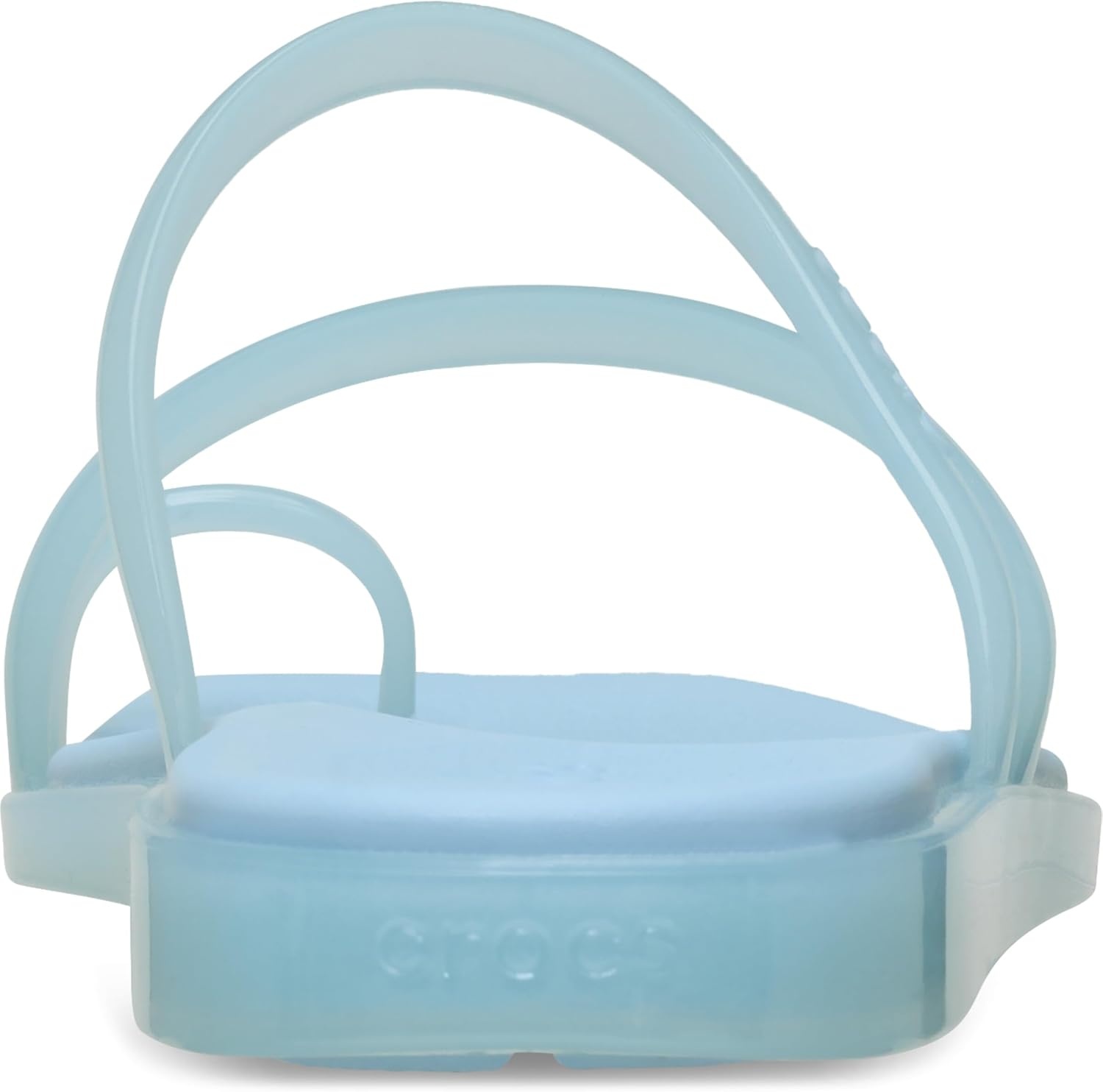 image:imageCrocs Womens Miami Toe Loop Sandals Square Toe Flat Flexible Straps Croslite Foam FootbedSky Blue Jelly