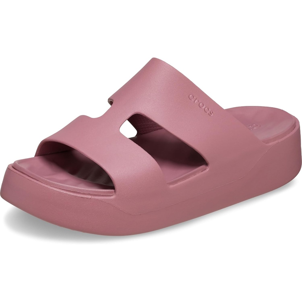 image:imageCrocs Getaway Platform HStrap Wedge Sandals for WomenCassis