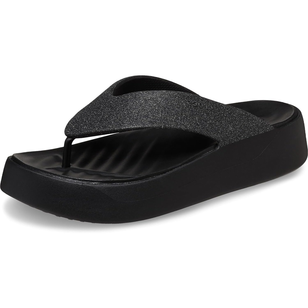 image:imageCrocs Womens Getaway Platform SandalsBlack Glitter