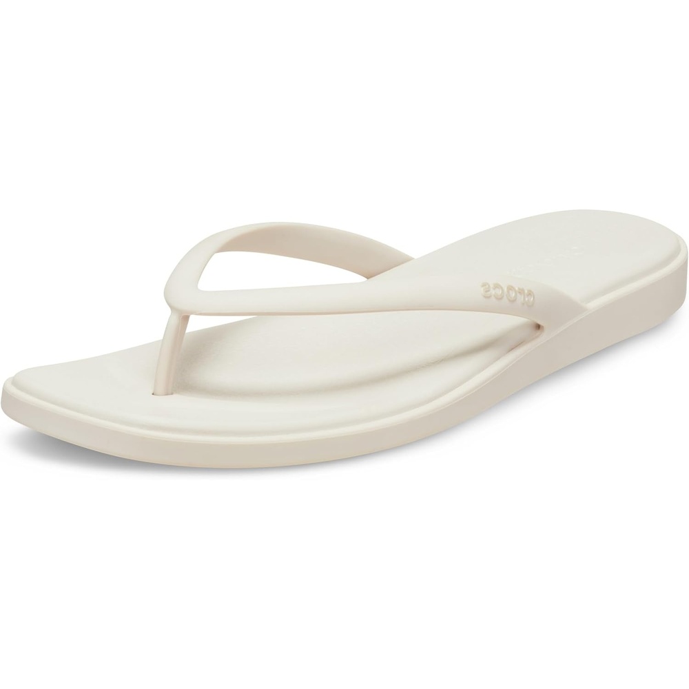 image:imageCrocs Womens Miami Flip Flops Square Toe Flat 360 Degree Comfort Croslite Foam FootbedCocoa Crme
