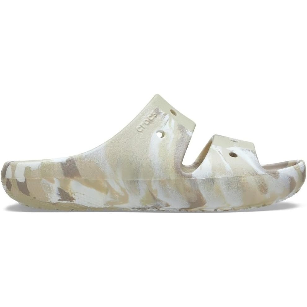 image:imageCrocs unisexadult Classic Marbled SandalsBoneMulti
