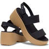 Crocs Brooklyn Sky Sandals, Wedge Sandals(Black/Cashew)