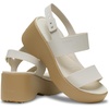 Crocs Brooklyn Sky Sandals, Wedge Sandals(Frappe/Cashew)