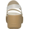 Crocs Brooklyn Sky Sandals, Wedge Sandals(Frappe/Cashew)