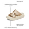 Crocs Getaway Platform H-Strap, Wedge Sandals for Women(Stucco)