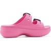 Crocs Saturday Buckle Platform Sandals(Pink Lemonade)