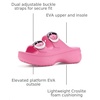 Crocs Saturday Buckle Platform Sandals(Pink Lemonade)