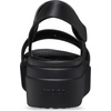 Crocs Women’s Brooklyn 4U Low Wedges, Platform Wedge Sandals for Women(Black)