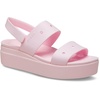 Crocs Women’s Brooklyn 4U Low Wedges, Platform Wedge Sandals for Women(Pink Milk)