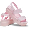 Crocs Women’s Brooklyn 4U Low Wedges, Platform Wedge Sandals for Women(Pink Milk)