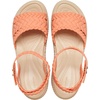 Crocs Women’s Brooklyn Ankle Strap Wedges(Grapefruit)