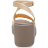 Crocs Women’s Brooklyn Ankle Strap Wedges(Shitake)