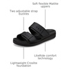 Crocs Women’s Brooklyn Buckle Low Sandals(Black)