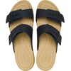 Crocs Women’s Brooklyn Buckle Low Sandals(Black/Tan)