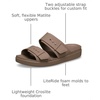 Crocs Women’s Brooklyn Buckle Low Sandals(Latte)