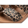 Crocs Women’s Brooklyn Buckle Low Sandals(Sepia/Leopard)