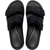 Crocs Women’s Brooklyn Buckle Low Wedges(Black)