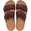 Crocs Women’s Brooklyn Buckle Low Wedges(Dark Clay)