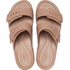 Crocs Women’s Brooklyn Buckle Low Wedges(Latte)