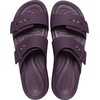 Crocs Women’s Brooklyn Buckle Low Wedges(Plush Plum)
