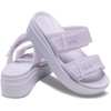 Crocs Women’s Brooklyn Buckle Low Wedges(Purple Moon)